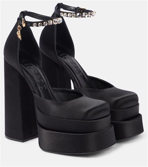 versace medusa smile|Versace Medusa platform heels.